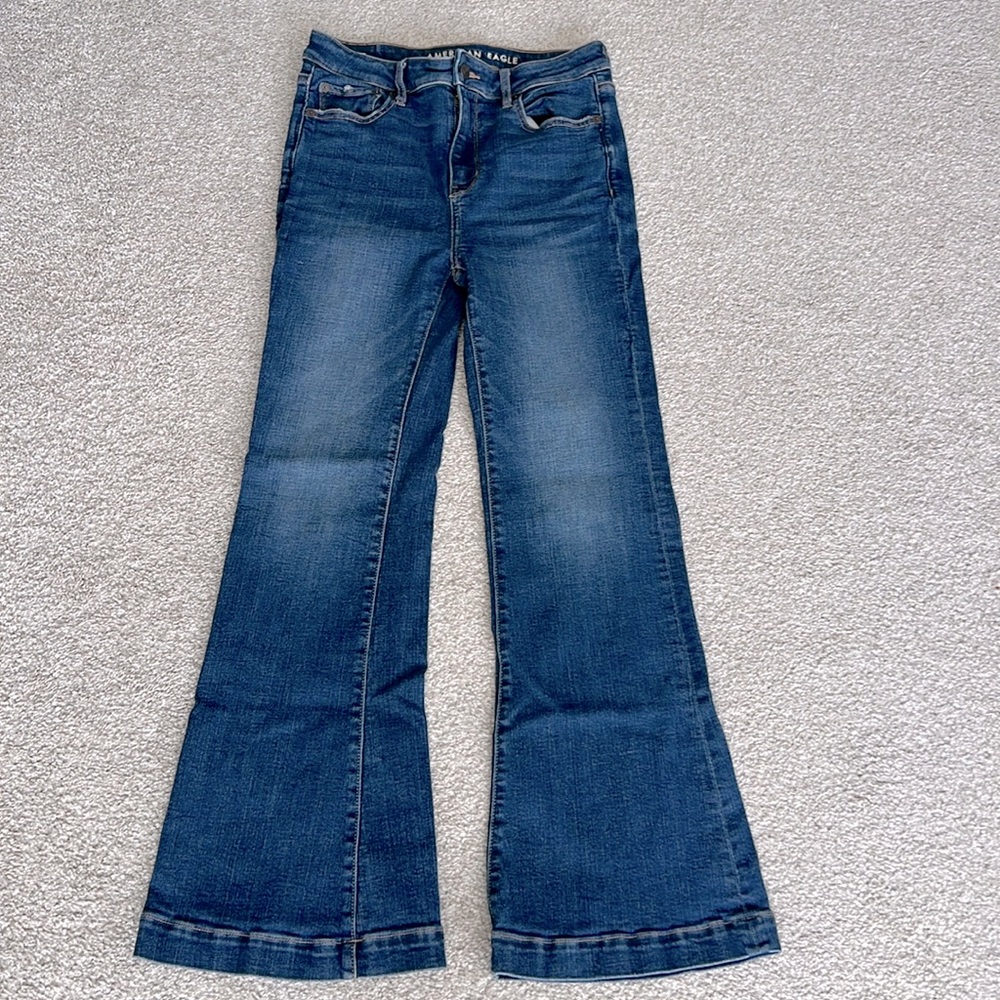 American Eagle Super High Rise Flare Jeans
